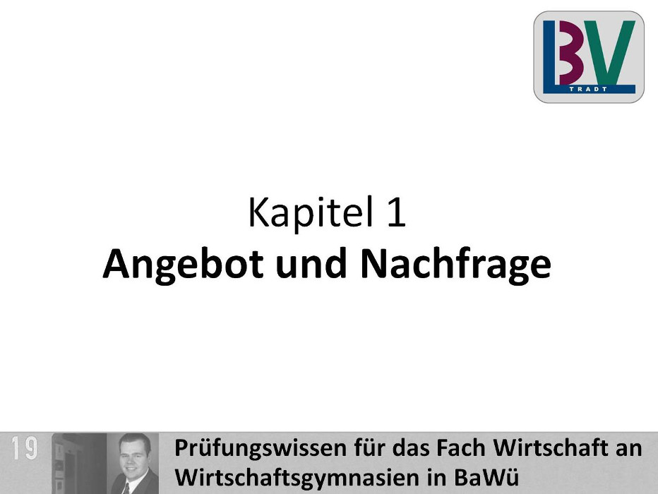 Angebot und Nachfrage [WG K01 T01a]