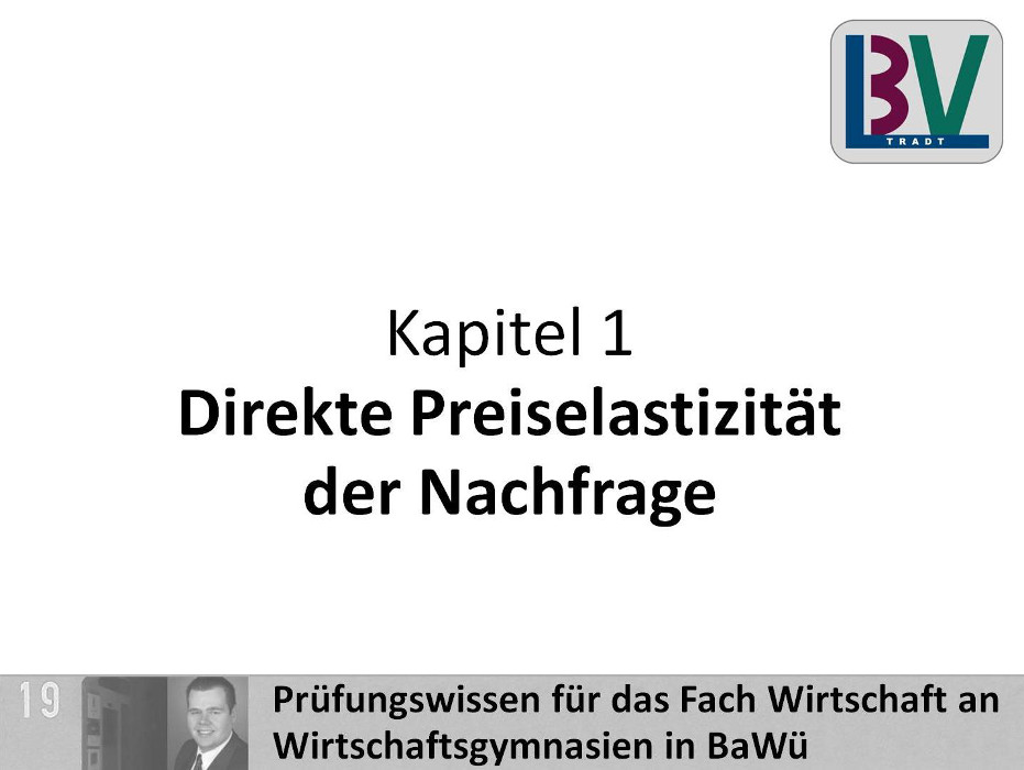 Direkte Preiselastizität [WG K01 T02a]