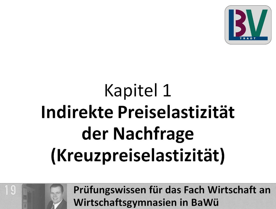 Indirekte Preiselastizität [WG K01 T02c]