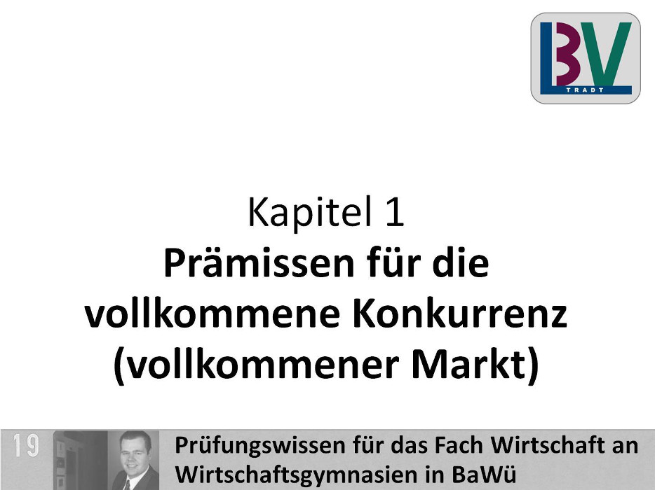 Prämissen vollkommener Markt [WG K01 T04a]