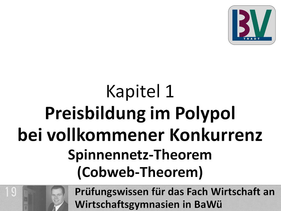 Preisbildung Polypol Cobweb-Theorem [WG K01 T04b]
