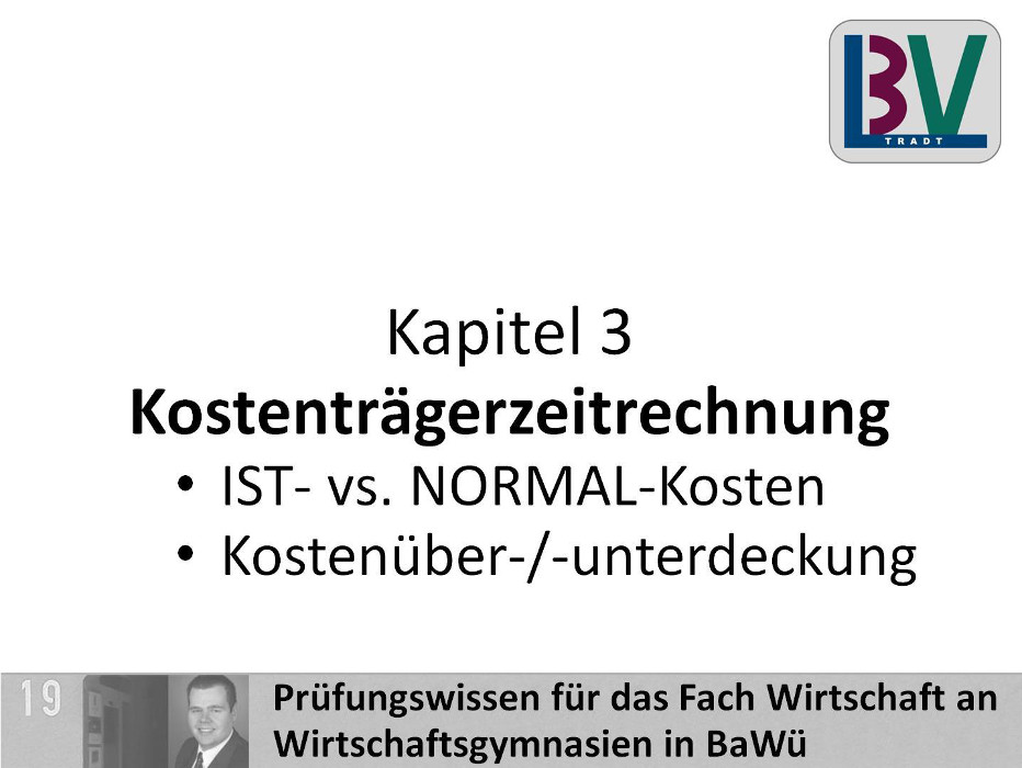 Kostenträgerzeitrechnung [WG K03 T07]