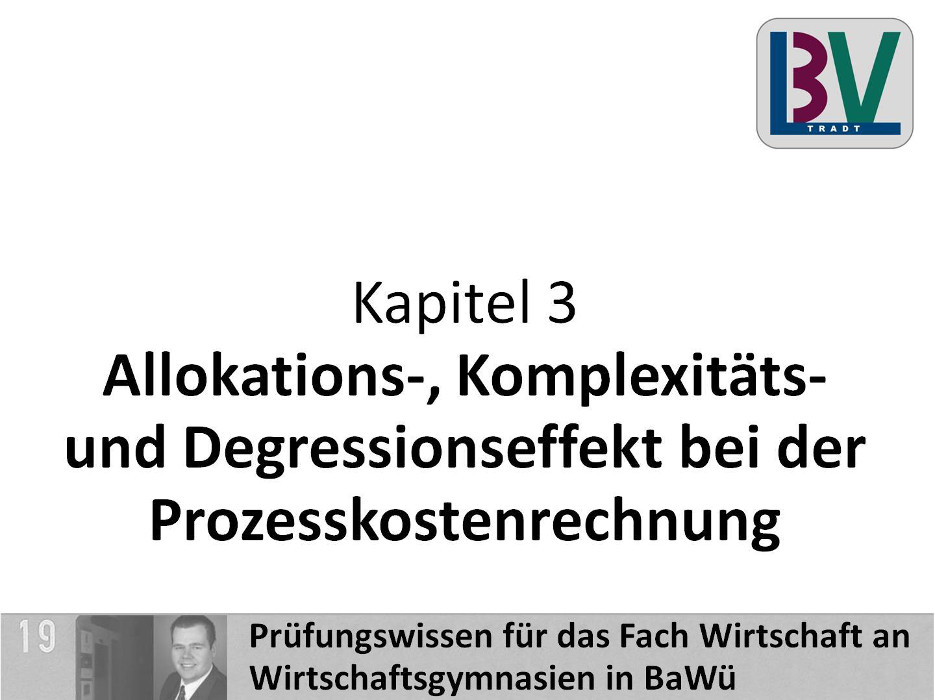 Grundlagen Prozesskostenrechnung [WG K03 T15a]