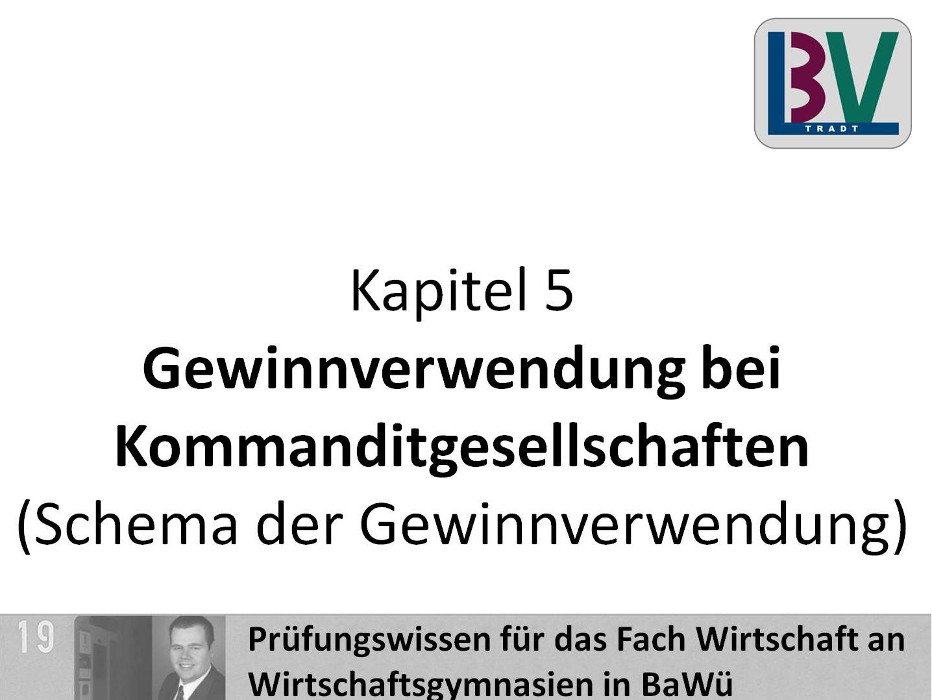 Gewinnverwendung KG [WG K05 T03]