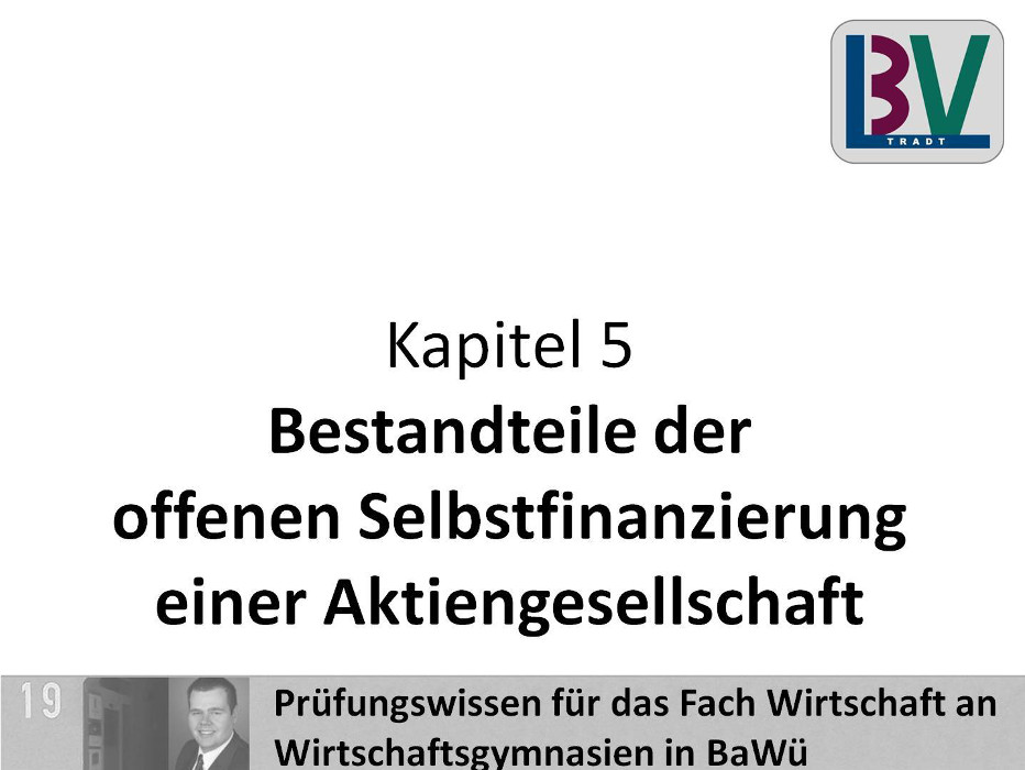 Offene Selbstfinanzierung einer AG [WG K05 T05]