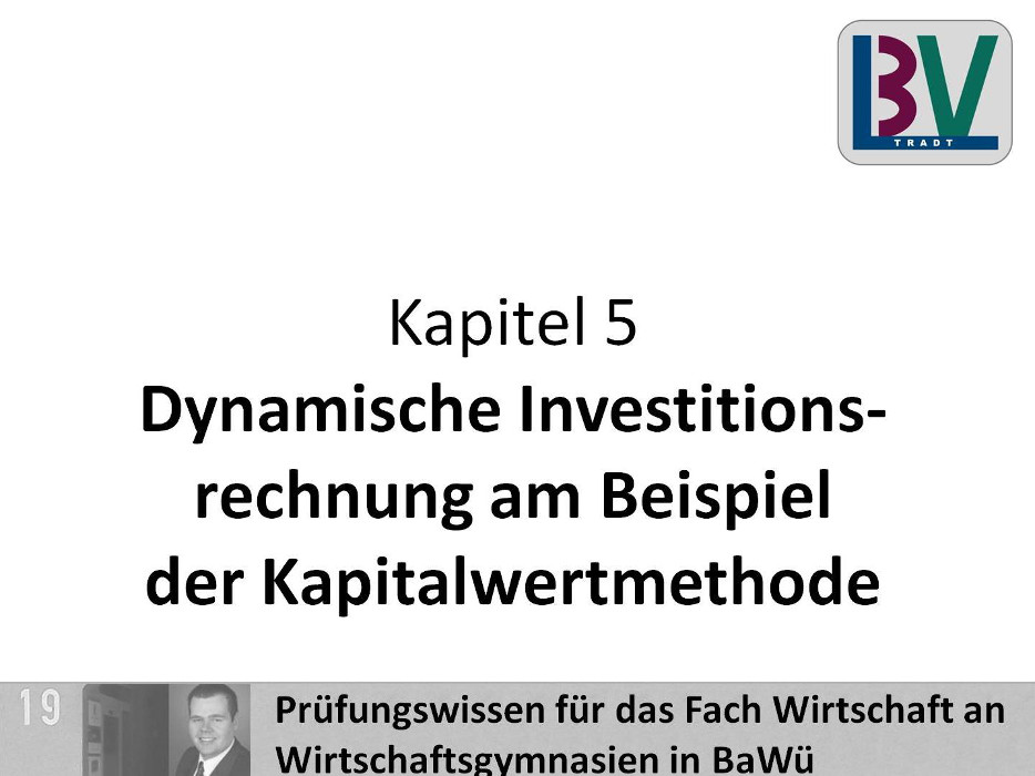 Kapitalwertmethode [WG K05 T10]