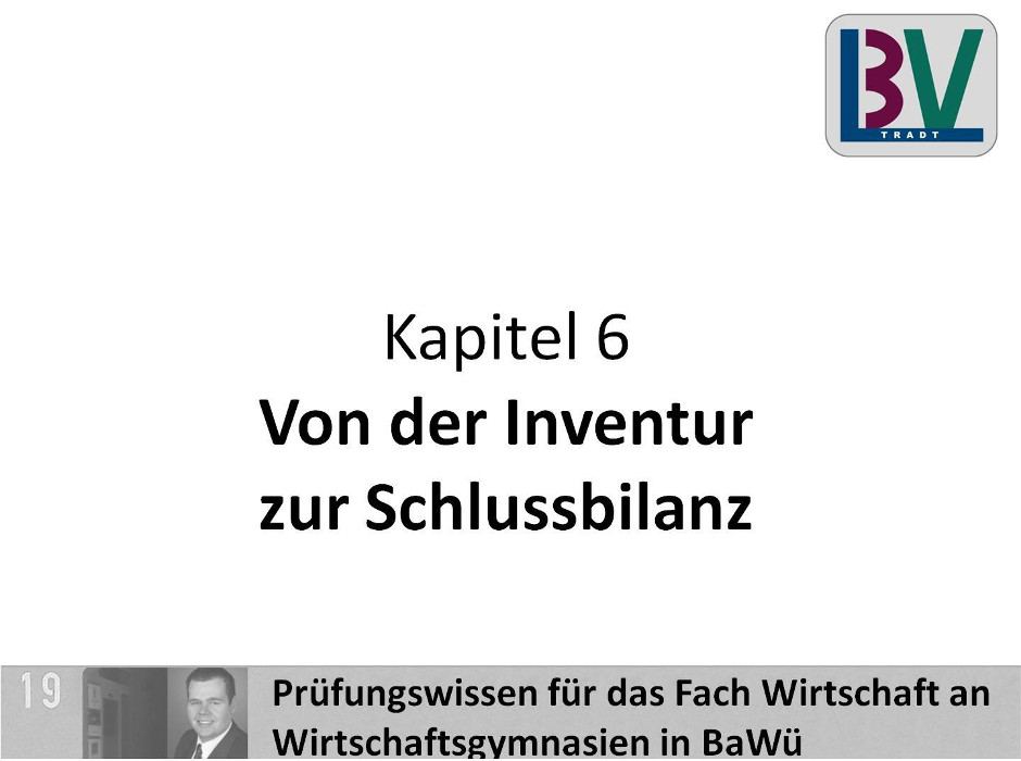 Inventur Inventar Bilanz [WG K06 T17]